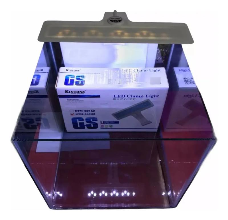 Luced Led Iluminador Ktm638 3 Posiciones 12w Kintons Acuario