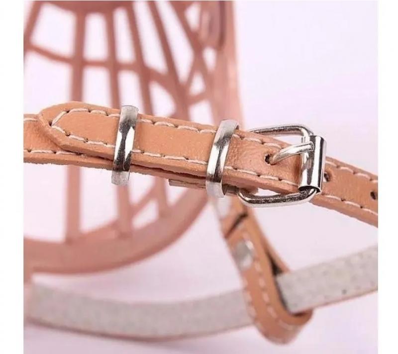 Bozal Plastico Canasta Chico Xxs Perros Cachorros Mascotas!