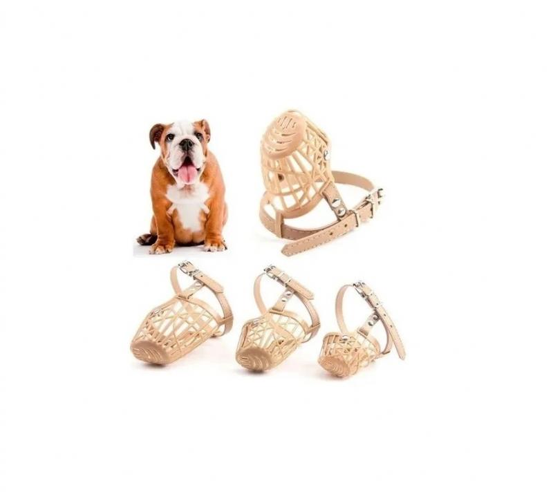 Bozal Plastico Canasta Chico Xxs Perros Cachorros Mascotas!