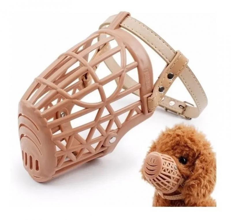 Bozal Plastico Canasta Chico Xxs Perros Cachorros Mascotas!