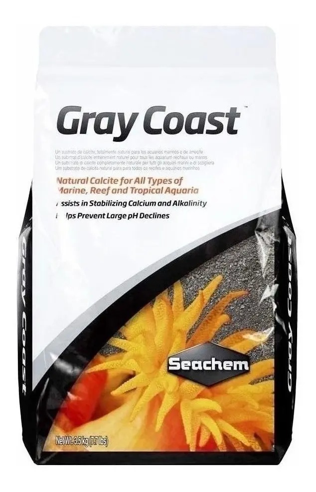 Sustrato Arena Gray Coast 3.5kg Seachem Acuario Pecera