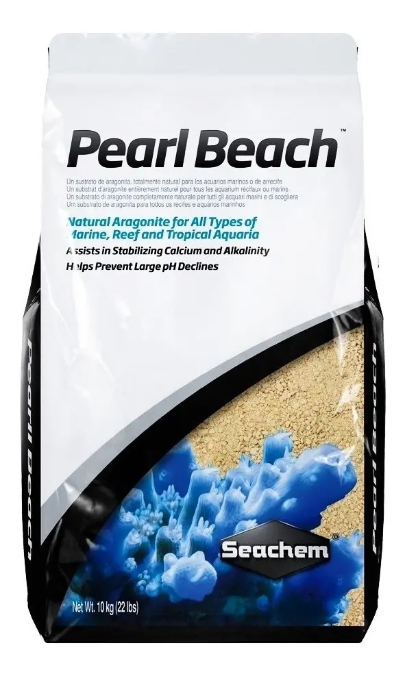 Sustrato Arena Aragonita Pearl Beach 3.5kg Seachem Acuario