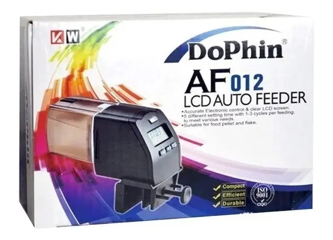 Alimentador Automatico Digital Af012 100ml Dophin Acuario