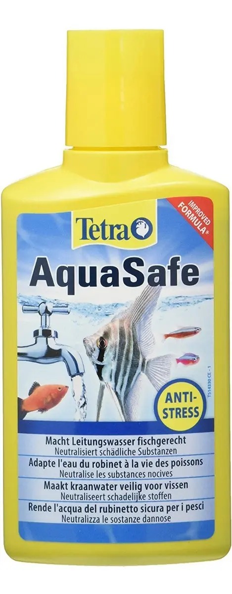 Acondicionador Neutralizador Aquasafe Plus 250ml Tetra Peces