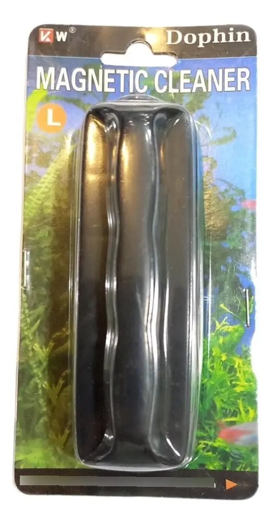 Limpia Vidrio Iman Magnetico Large Dophin Acuario Pecera