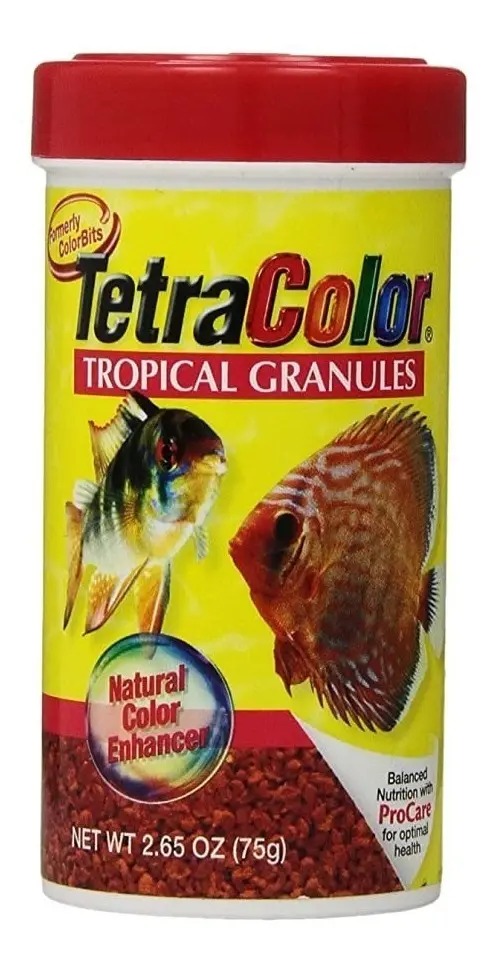 Alimento Para Pece Tetracolor Tropical Granules 75gr Acuario