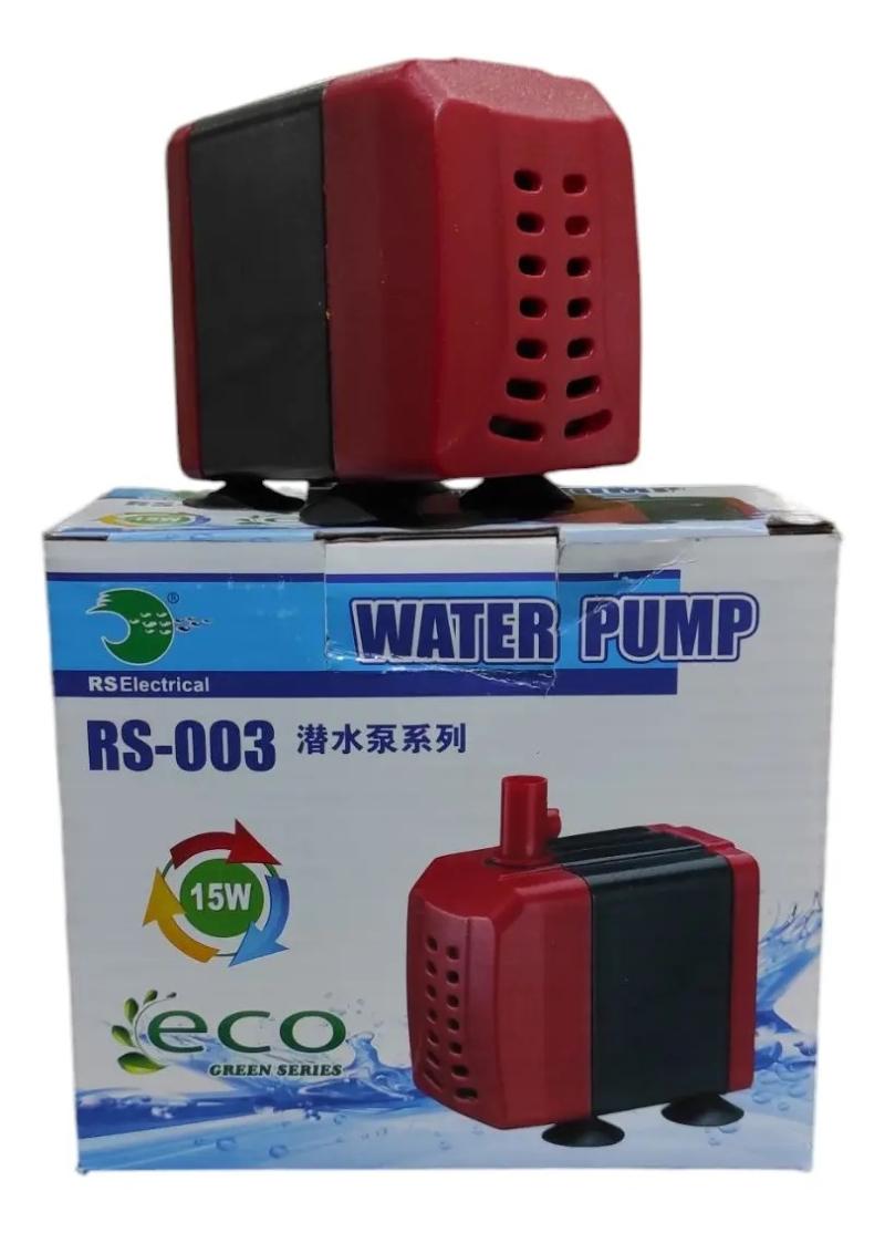 Bomba De Agua Sumergible Rs-003 15w 1000l/h 1m Acuario