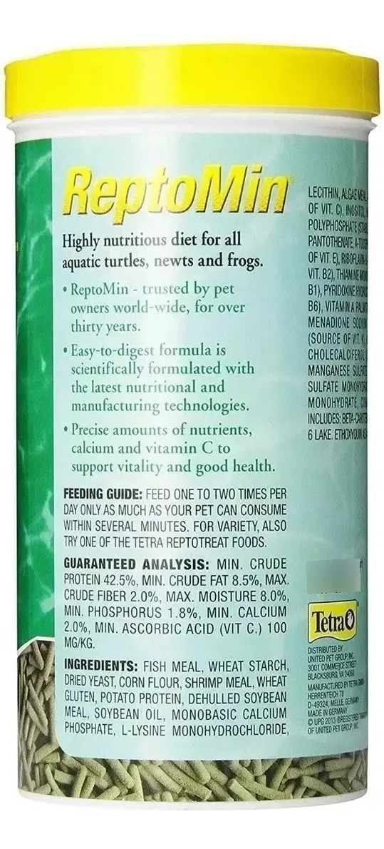 Alimento Para Tortuga Acuatica Reptomin 300gr Tetra Acuario