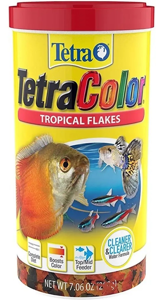 Alimento Para Peces Tetracolor Tropical Flakes 200gr Acuario