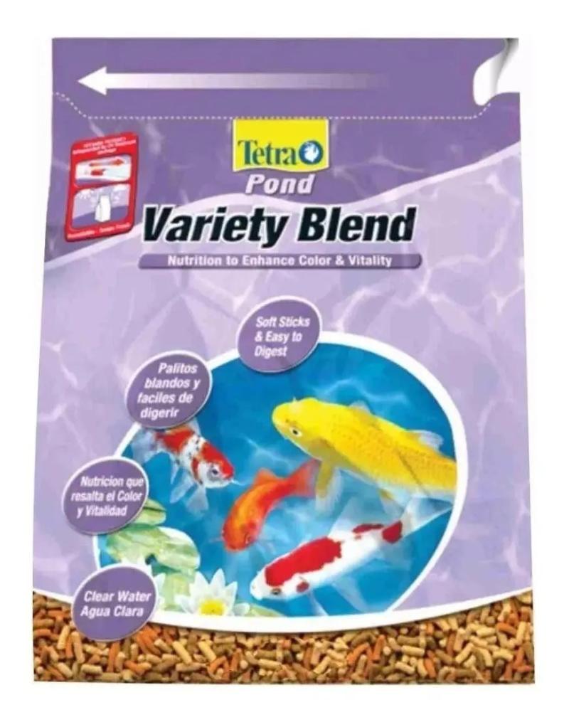 Alimento Para Peces Pond Variety Blend 1020gr Tetra Acuario