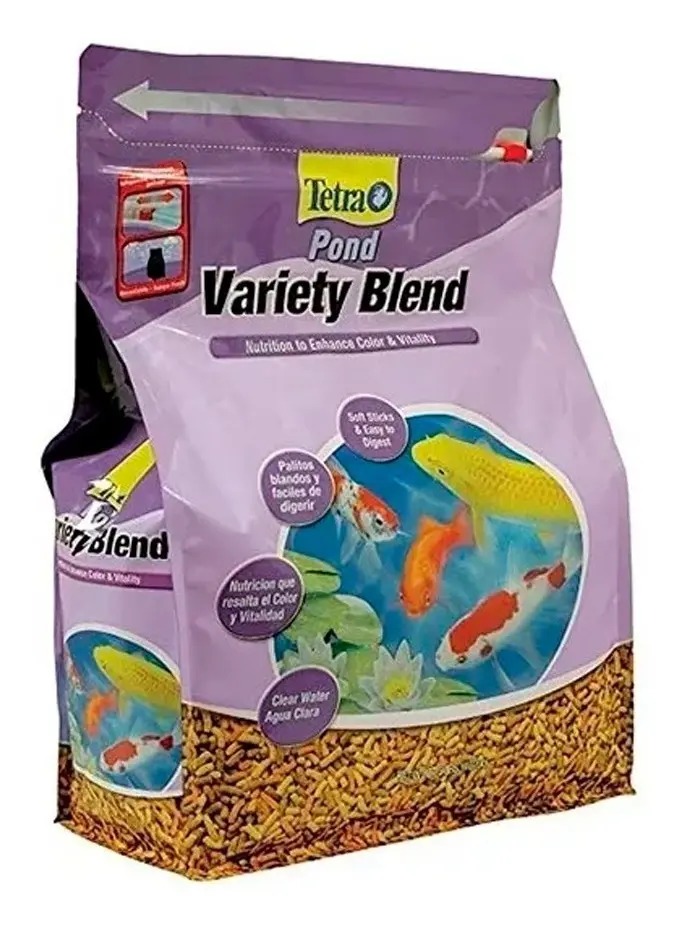Alimento Para Peces Pond Variety Blend 1020gr Tetra Acuario