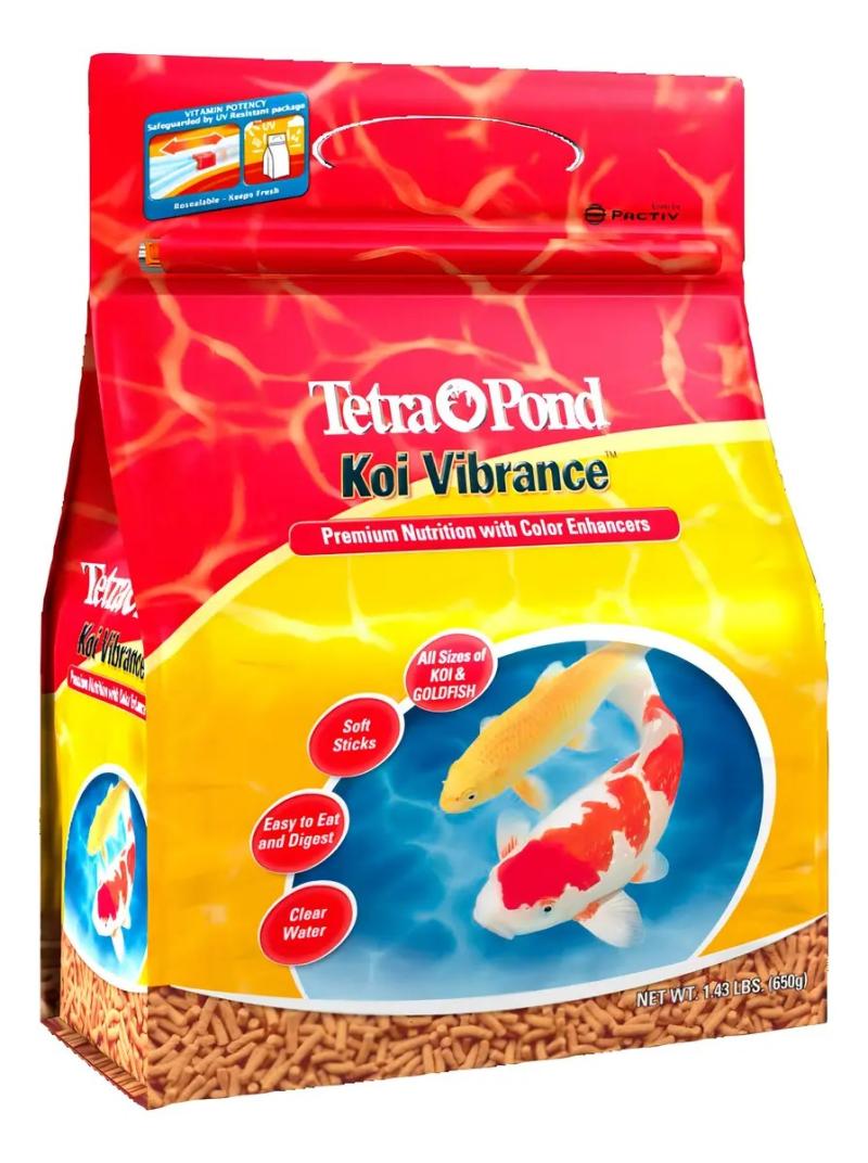Alimento Para Peces Pond Koi Vibrance 650g Tetra Acuario