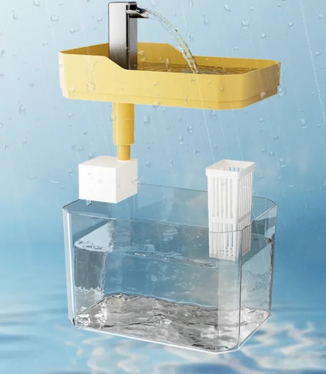 Fuente Bebedero Dispenser De Agua 1.5lt 16x11x12cm Mascotas