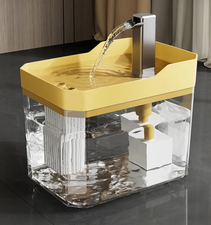 Fuente Bebedero Dispenser De Agua 1.5lt 16x11x12cm Mascotas