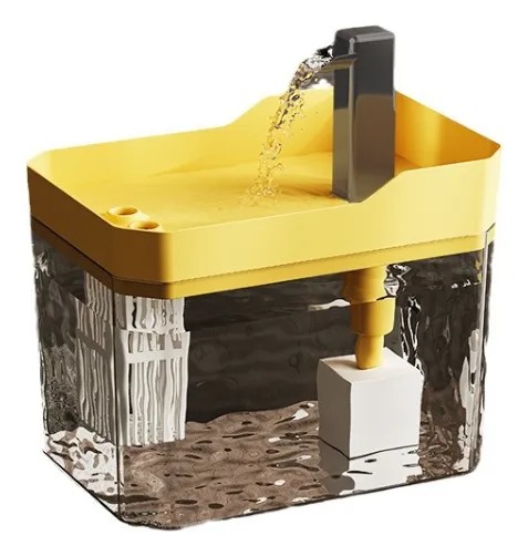 Fuente Bebedero Dispenser De Agua 1.5lt 16x11x12cm Mascotas