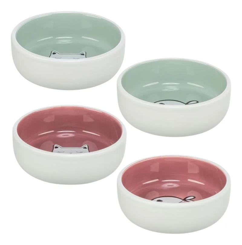 Comedero Bebedero Bowl Ceramica 0.3lt Trixie Mascotas Gatos