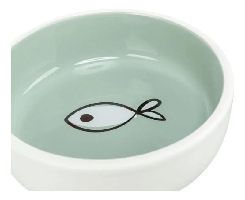 Comedero Bebedero Bowl Ceramica 0.3lt Trixie Mascotas Gatos