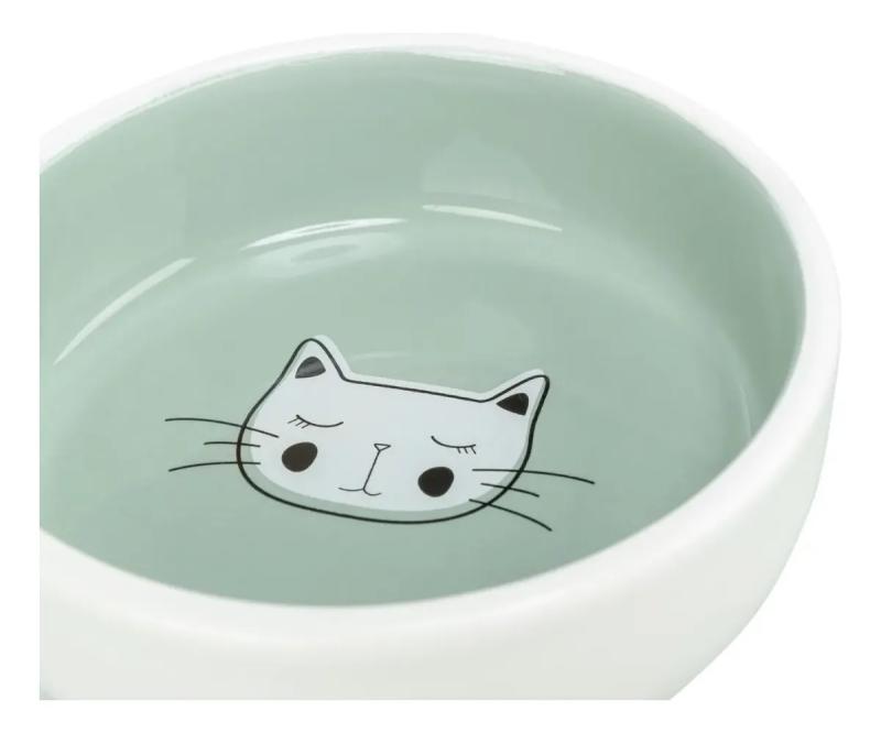Comedero Bebedero Bowl Ceramica 0.3lt Trixie Mascotas Gatos