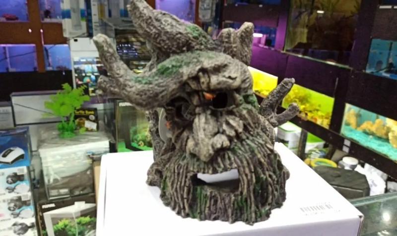 Adorno Arbol Monstruo Ch-6770 Decoracion Acuario Pecera
