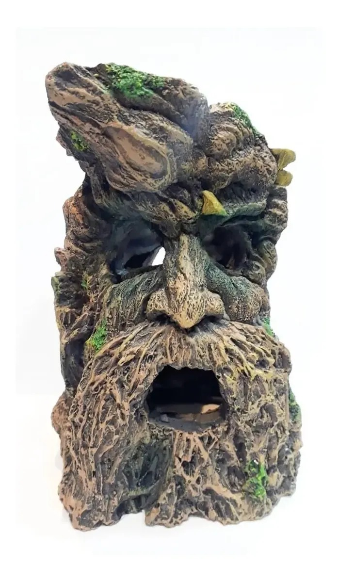 Adorno Arbol Monstruo Ch-6769 Decoracion Acuario Pecera