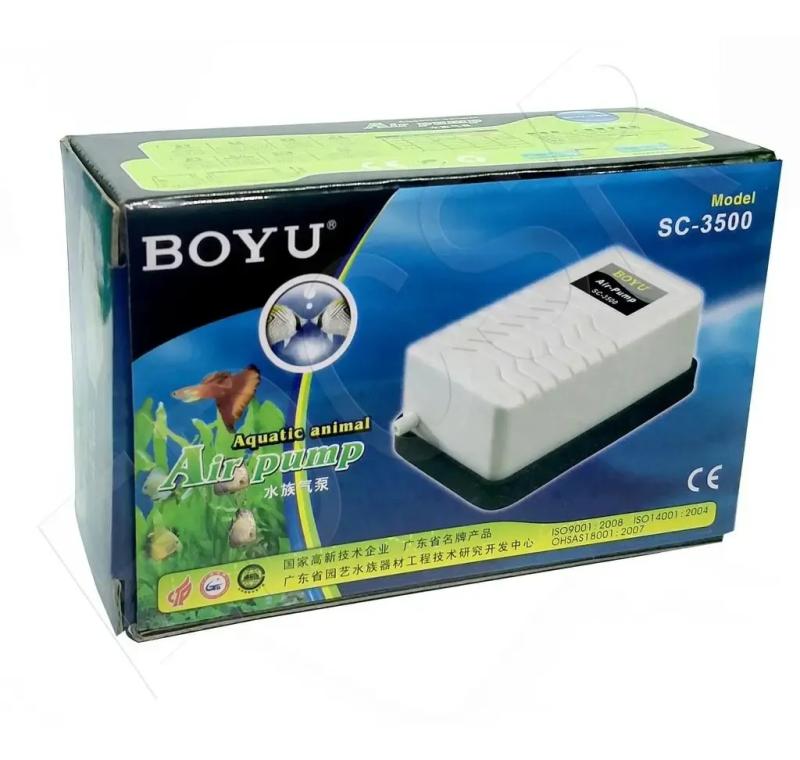 Aireador Bomba De Aire Sc-3500 3.2l/m 2.5w Boyu Acuario