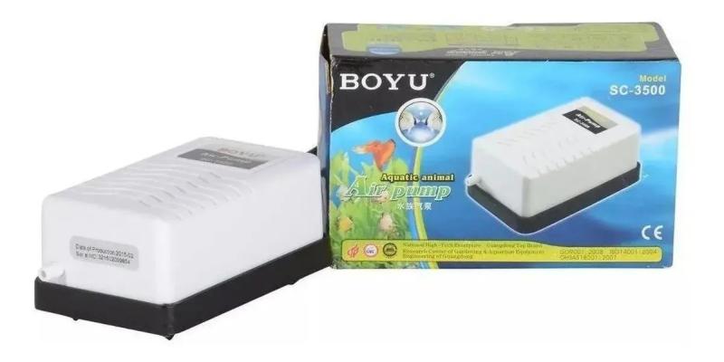 Aireador Bomba De Aire Sc-3500 3.2l/m 2.5w Boyu Acuario