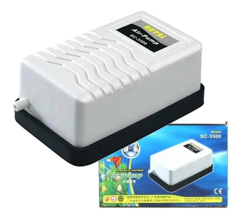 Aireador Bomba De Aire Sc-3500 3.2l/m 2.5w Boyu Acuario