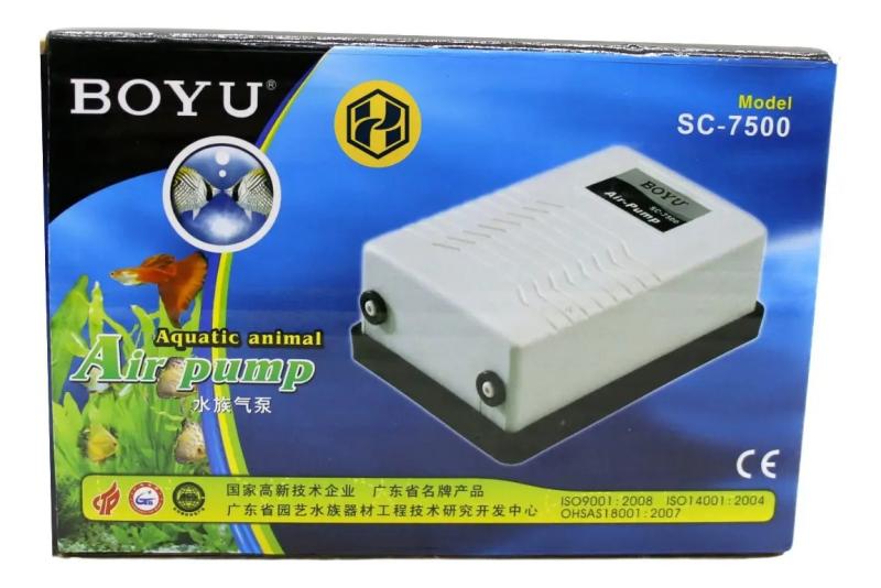 Aireador Bomba De Aire Sc-7500 2x3l/m 3.5w Boyu Acuario