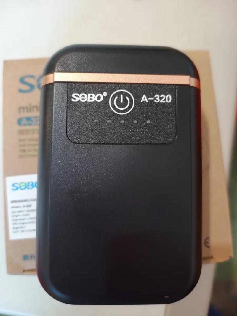 Aireador Recargable 2 Salidas A320 2x3l/m 2w Sobo Acuario