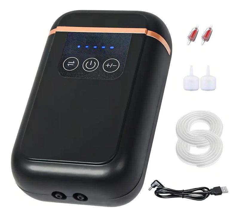 Aireador Recargable 2 Salidas A350 2x3l/m 3.5w Sobo Acuario