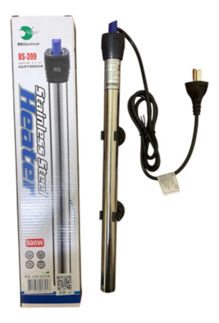 Calefactor De Agua Calentador Rs-399 500w Acuario Pecera 500 W