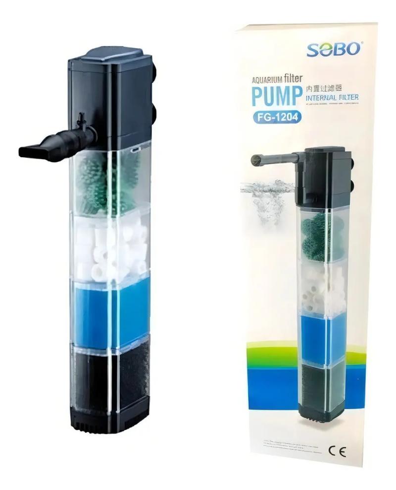 Filtro Interno Mecanico Fg-1204 880/h 12w Sobo Acuario