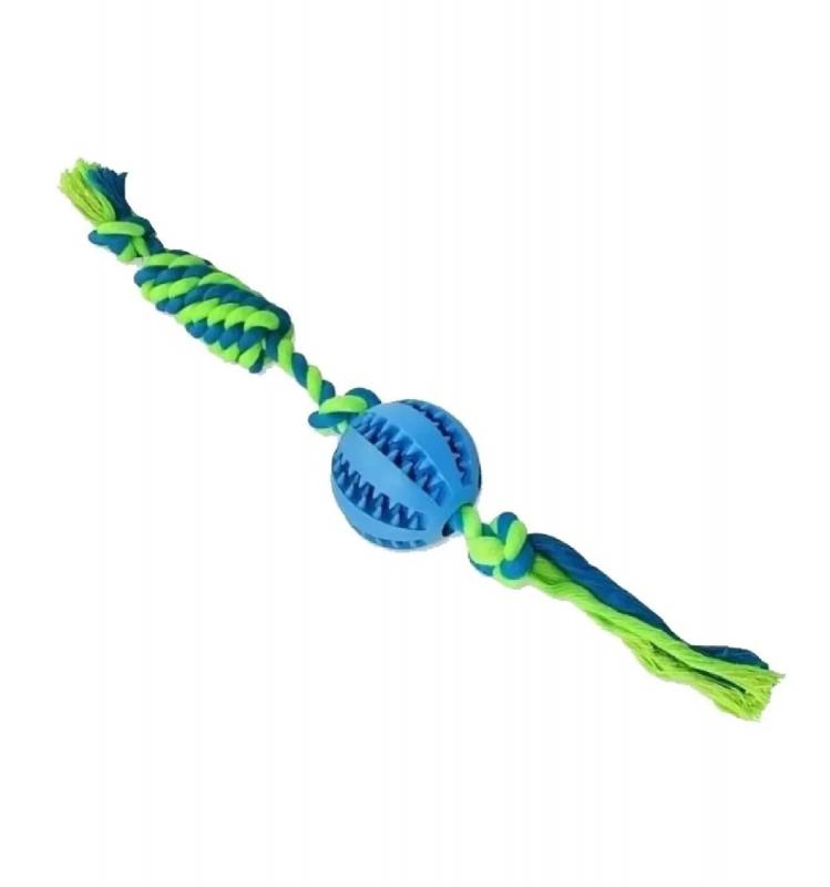 Juguete Pelota Beisbol C/ Soga Perros Cachorros Trixie