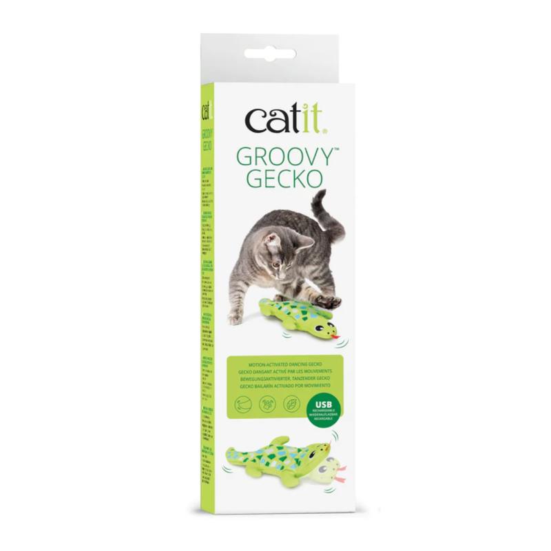 Juguete Para Gatos Serpiente Gecko Electrónico Catnip Catit