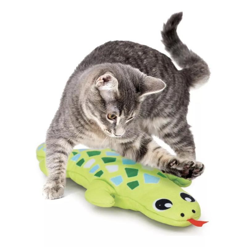 Juguete Para Gatos Serpiente Gecko Electrónico Catnip Catit