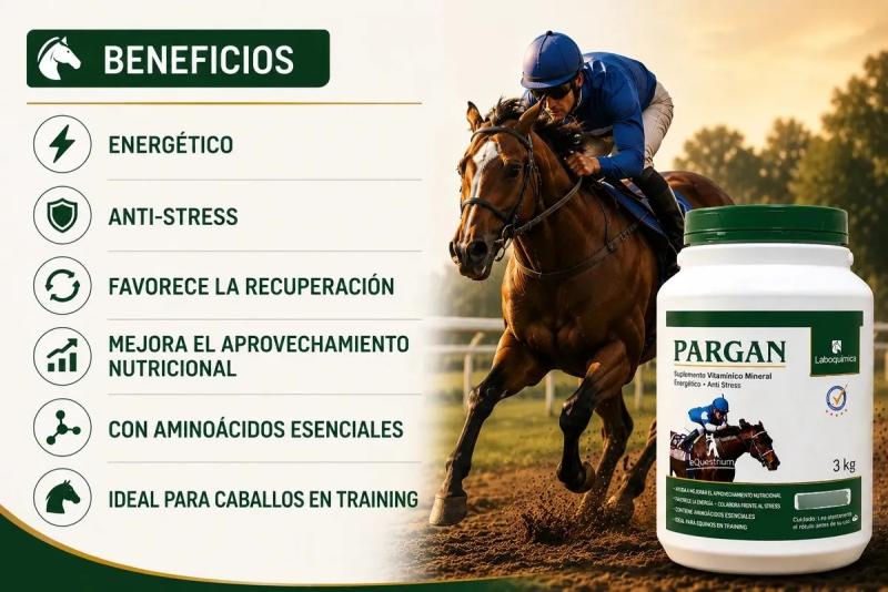 Sumplemento Vitaminico Pargan 10kg Laboquimica Equinos