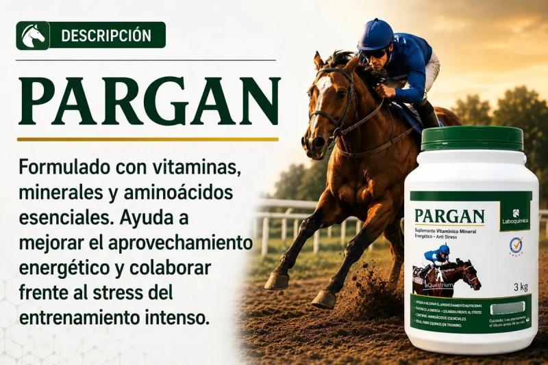 Sumplemento Vitaminico Pargan 10kg Laboquimica Equinos