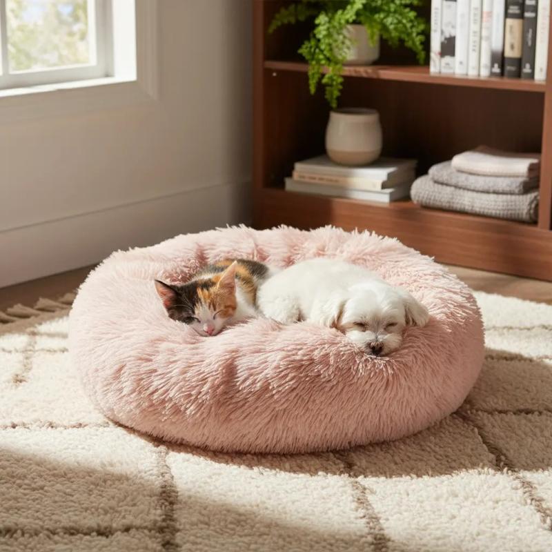 Cama Moises Antiestres Peludo 50cm Perro Gato Mascotas