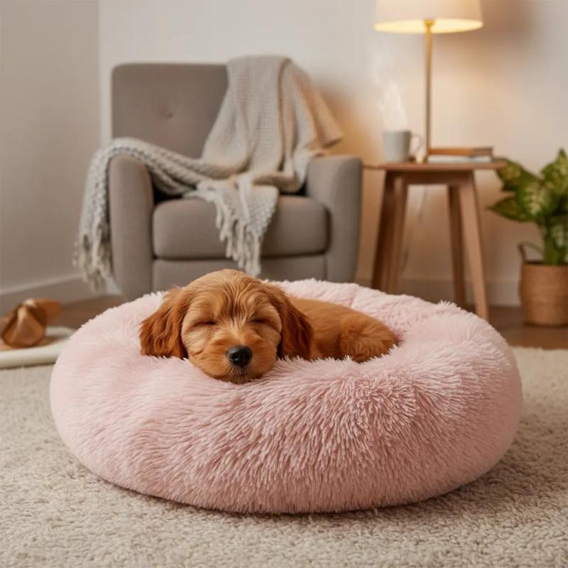 Cama Moises Antiestres Peludo 60cm Perro Gato Mascotas