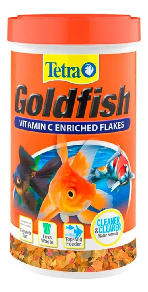 Alimento Para Peces Goldfish Flakes 28g Tetra Acuario Pecera