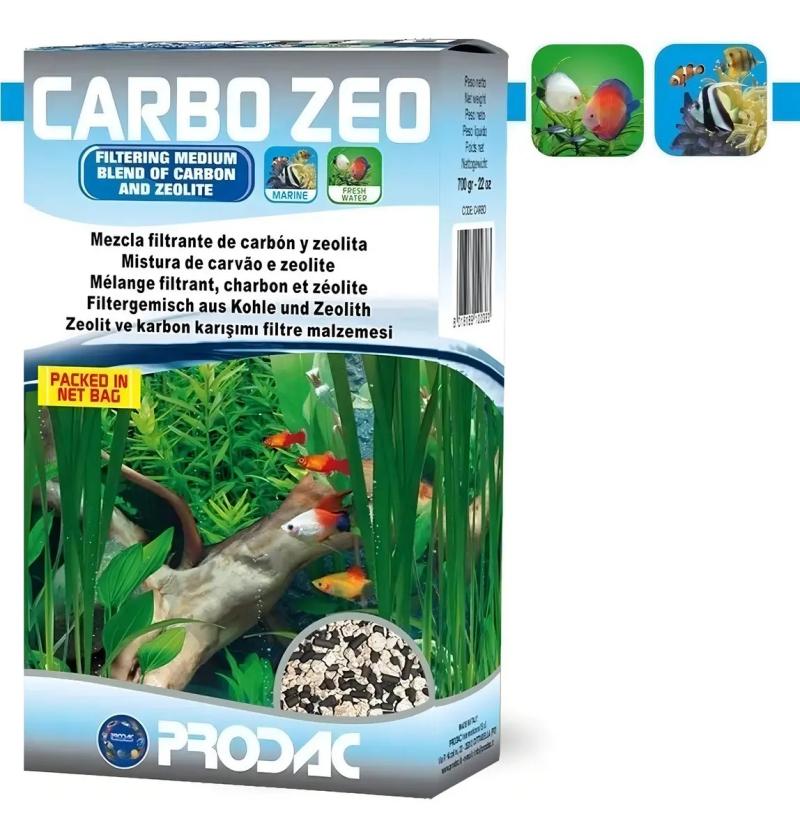 Filtro Material Carbon Activado+zeolita 700gr Prodac Acuario