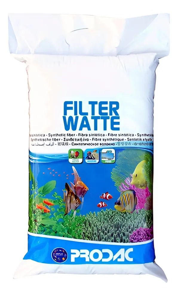 Material Filtrante Lana Acrílica 100gr Prodac Acuario Pecera