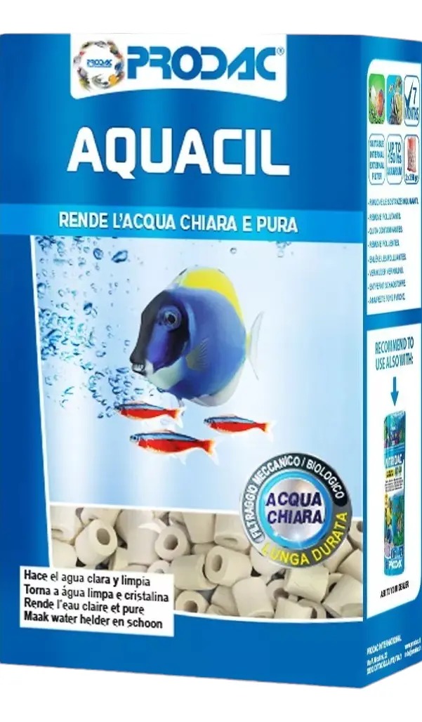 Anillos Canutillos Ceramica Aquacil 700gr Prodac Acuario