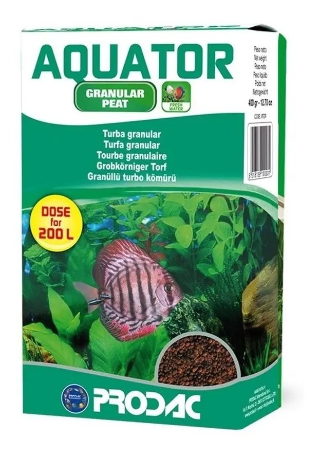 Filtracion Turba Granular Aquator 400gr Prodac Acuario