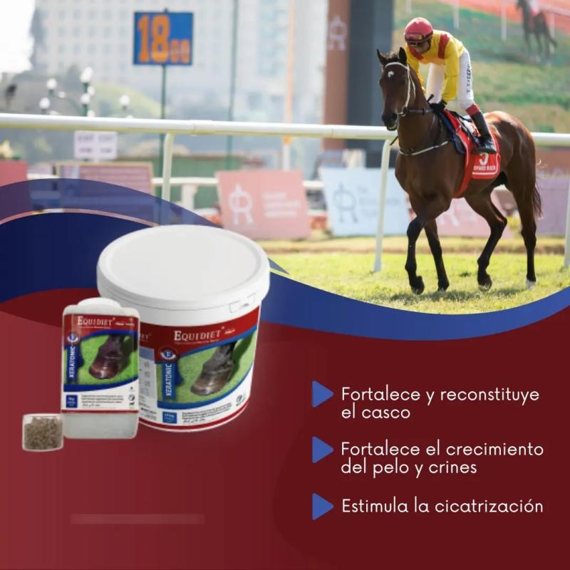 Suplemento Para Los Cascos Caballos Equidiet Keratonic 3kg