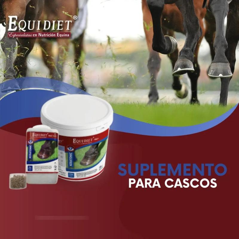 Suplemento Para Los Cascos Caballos Equidiet Keratonic 3kg