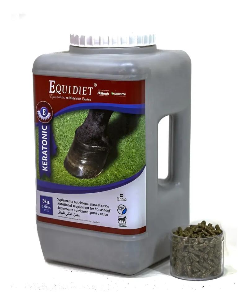 Suplemento Para Los Cascos Caballos Equidiet Keratonic 3kg