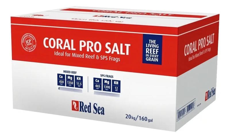 Sal Marina Coral Pro 20kg Red Sea Acuario Pecera Peces