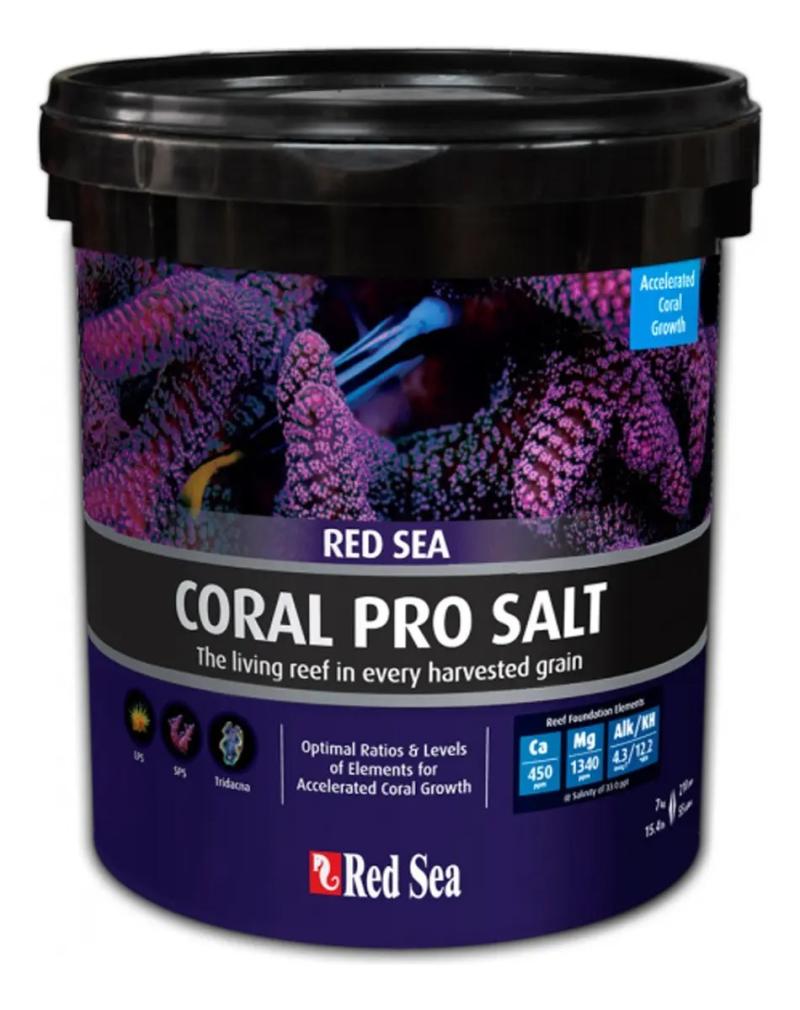 Sal Marina Coral Pro Salt Red Sea 7kg Acuario Pecera Peces