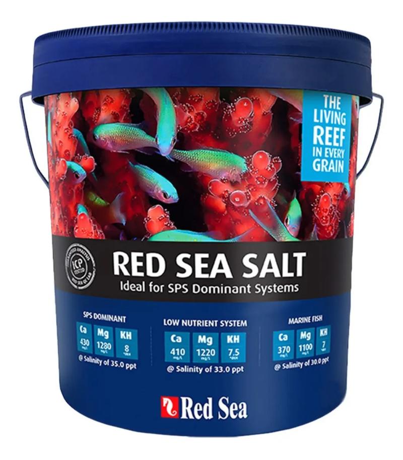 Sal Marina Red Sea Salt 7kg Rinde 210lt Acuario Pecera Peces